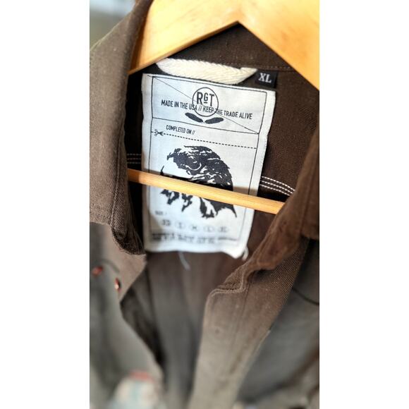 Rogue Territory Gray Dobby Button Up, Size XL(Fits like L) - Picture 2 of 5